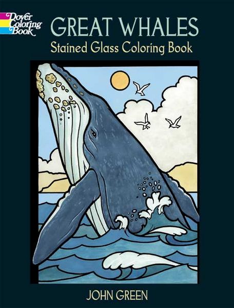 Produktbild: Color Bk-Grt Whales Stained Gl
