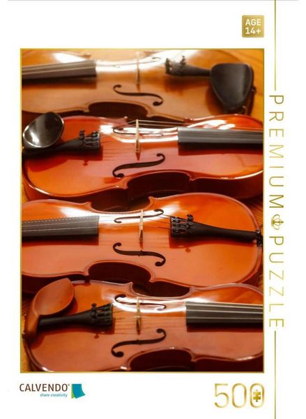 CALVENDO Puzzle Violinen | 500 Teile Lege-Größe 48 × 36 cm Foto-Puzzle für Erwachsene