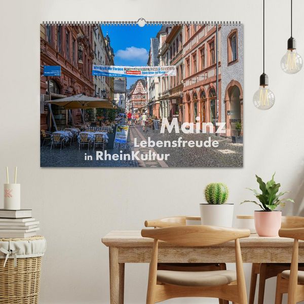 Produktbild: Mainz - Lebensfreude in RheinKultur (Wandkalender 2026 DIN A2 quer), CALVENDO Monatskalender