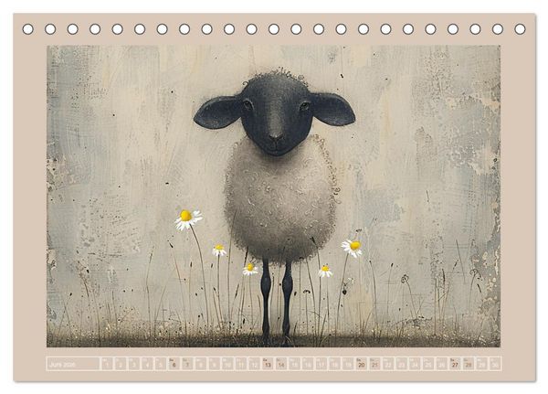 Produktbild: Sch&auml;fchenparade (Tischkalender 2026 DIN A5 quer), CALVENDO Monatskalender