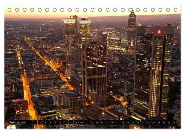 Produktbild: Frankfurt am Main (Tischkalender 2026 DIN A5 quer), CALVENDO Monatskalender
