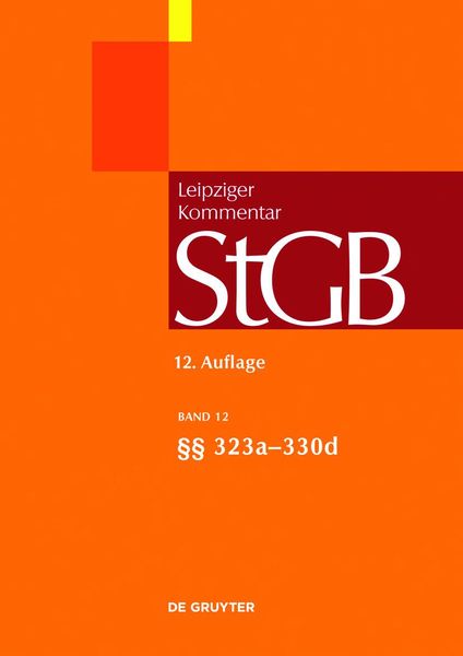 Produktbild: &sect;&sect; 323a-330d