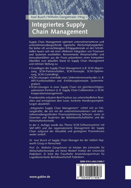 Produktbild: Integriertes Supply Chain Management