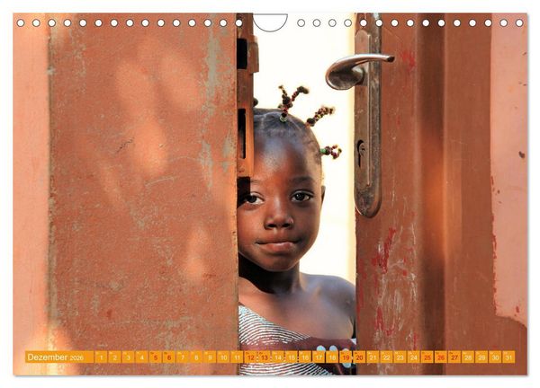 Produktbild: Westafrika Menschen 2026 (Wandkalender 2026 DIN A4 quer), CALVENDO Monatskalender