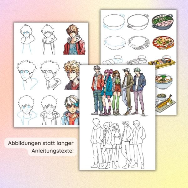 Produktbild: 1000 Manga Motive zeichnen