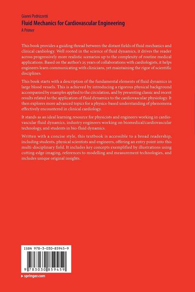 Produktbild: Fluid Mechanics for Cardiovascular Engineering