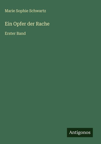 Produktbild: Ein Opfer der Rache