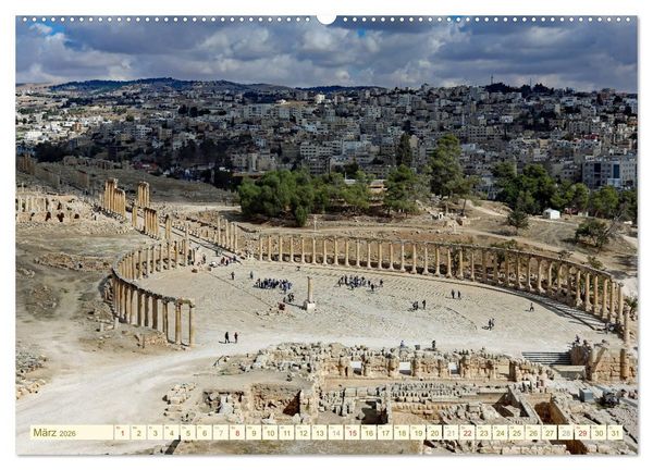 Produktbild: Urlaub in JORDANIEN (Wandkalender 2026 DIN A2 quer), CALVENDO Monatskalender