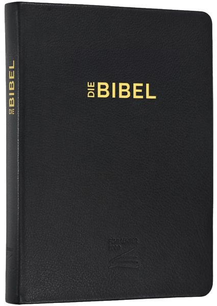 Produktbild: Schlachter 2000 Bibel &ndash; Schreibrandausgabe (flexibler Leder-Umschlag, schwarz)