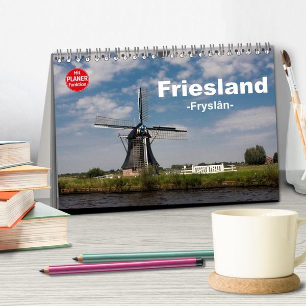 Produktbild: Friesland - Fryslan (Tischkalender 2026 DIN A5 quer), CALVENDO Monatskalender