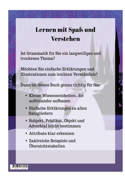 Produktbild: Einfache Erkl&auml;rungen zu allen Satzgliedern