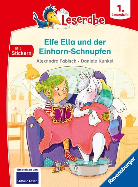 Produktbild: Leserabe 1. Lesestufe - Elfe Ella und der Einhorn-Schnupfen