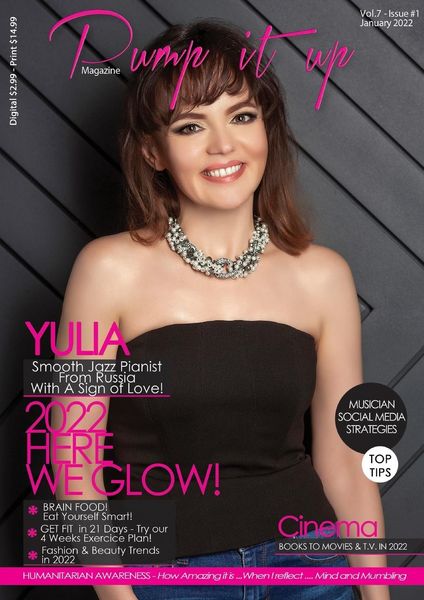 Produktbild: Pump it up Magazine - Yulia Smooth Jazz Pianist From Russia With A Sign Of Love