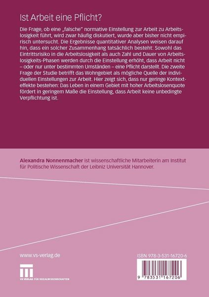 Produktbild: Ist Arbeit eine Pflicht?