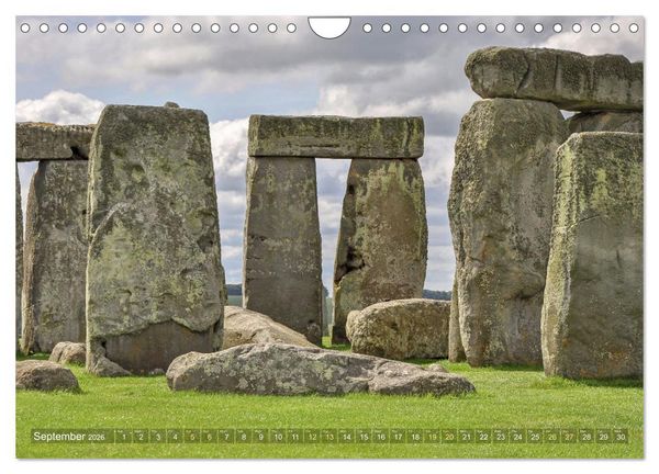 Produktbild: Mysterious Stonehenge (Wall Calendar 2026 DIN A4 landscape), CALVENDO 12 Month Wall Calendar