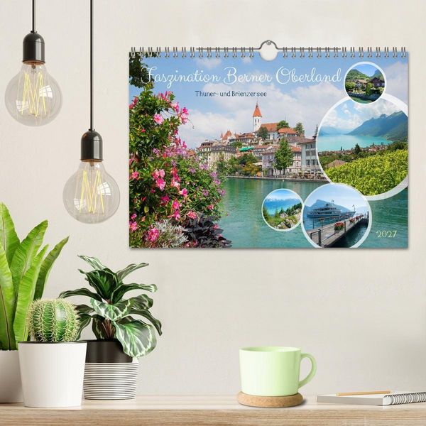 Produktbild: Faszination Berner Oberland - Thuner- und Brienzersee (Wandkalender 2027 DIN A4 quer), CALVENDO Monatskalender
