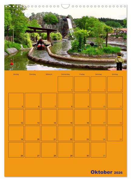 Produktbild: Freizeitparkmomente / Planer (Wandkalender 2026 DIN A3 hoch), CALVENDO Monatskalender
