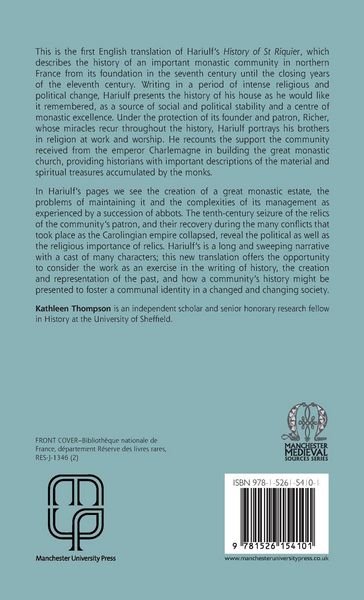 Produktbild: Hariulf's History of St Riquier