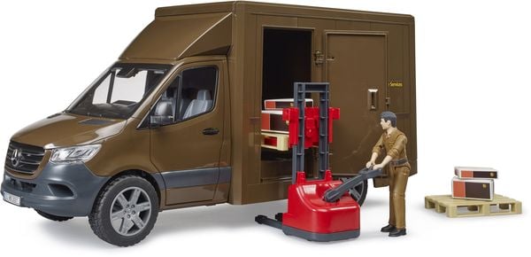 Produktbild: Bruder 02678 MB Sprinter UPS mit Fahrer und Zubeh&ouml;r