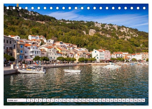 Produktbild: Istria &ndash; Coastal Wonders, Historic Cities, and Island Dreams (Desk Calendar 2027 DIN A5 landscape), CALVENDO 12 Month DeskCalendar