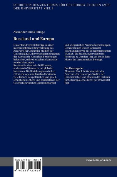 Produktbild: Russland und Europa