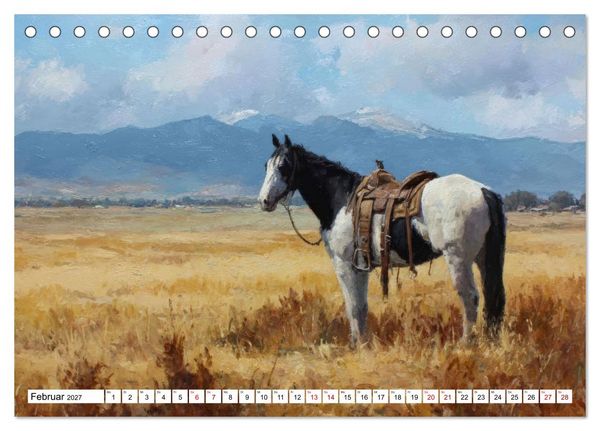 Produktbild: Western Horizonte (Tischkalender 2027 DIN A5 quer), CALVENDO Monatskalender