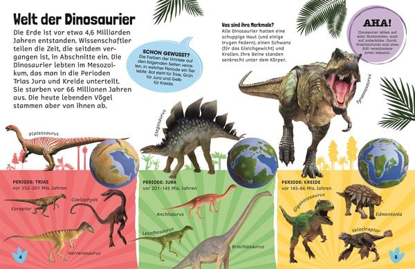 Produktbild: Sticker-Lexikon. Dinosaurier