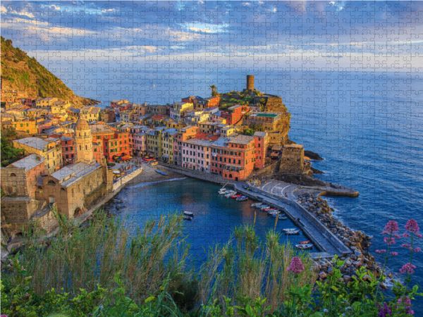 Produktbild: CALVENDO Puzzle Vernazza West-Ansicht | 1000 Teile Lege-Gr&ouml;&szlig;e 64x48cm Foto-Puzzle f&uuml;r gl&uuml;ckliche Stunden