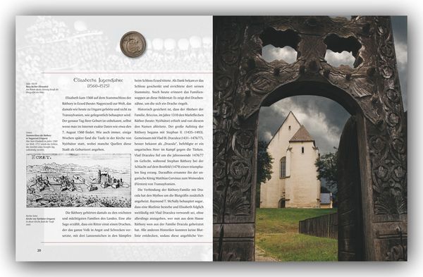 Produktbild: Die Geheimnisse der Blutgr&auml;fin Elisabeth B&aacute;thory - Ihr Leben mit Fotografien aus der Slowakai, &Ouml;sterreich und Ungarn - MYTHEN & LEGENDEN