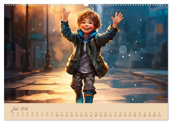Produktbild: Magie der Kindheit (Wandkalender 2026 DIN A2 quer), CALVENDO Monatskalender