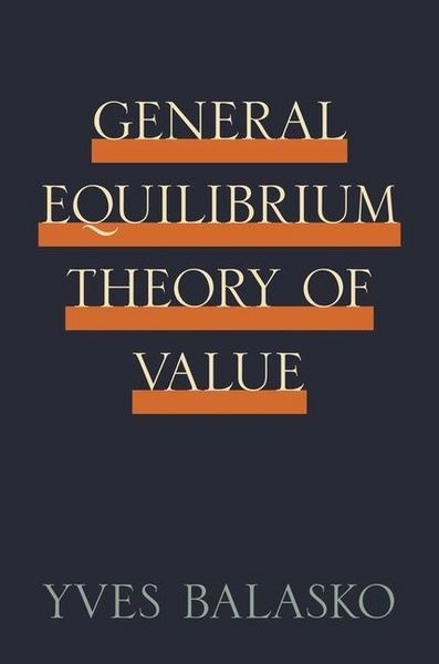 Produktbild: General Equilibrium Theory of Value