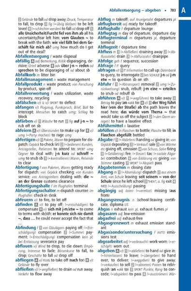 Produktbild: Langenscheidt Abitur-W&ouml;rterbuch Englisch Klausurausgabe