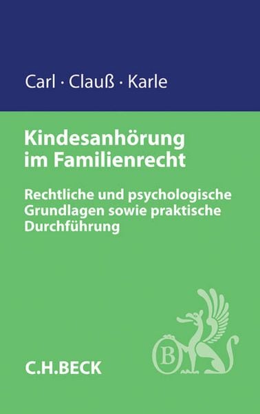 Produktbild: Kindesanh&ouml;rung im Familienrecht