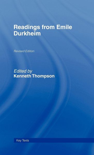 Produktbild: Readings from Emile Durkheim