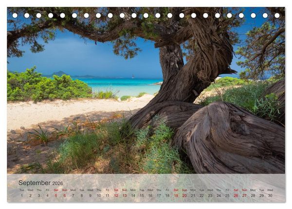 Produktbild: Wonderful Sardinia (Desk Calendar 2026 DIN A5 landscape), CALVENDO 12 Month DeskCalendar