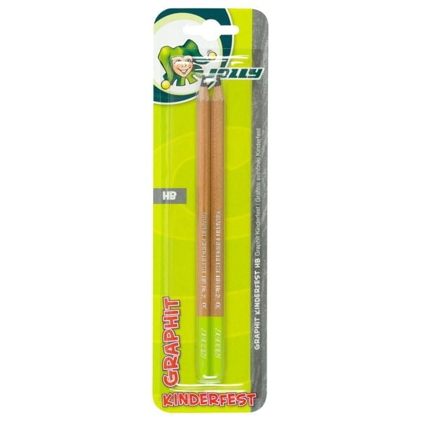 Produktbild: JOLLY Bleistift Graphit kinderfest HB Nr.2, 2er Set