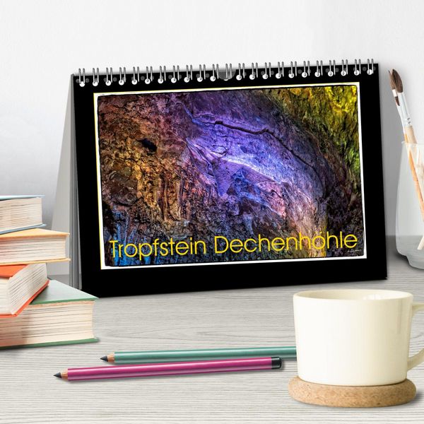 Produktbild: Tropfstein Dechenh&ouml;hle (Tischkalender 2026 DIN A5 quer), CALVENDO Monatskalender