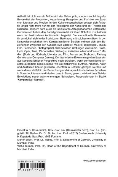Produktbild: Komparative &Auml;sthetik(en)