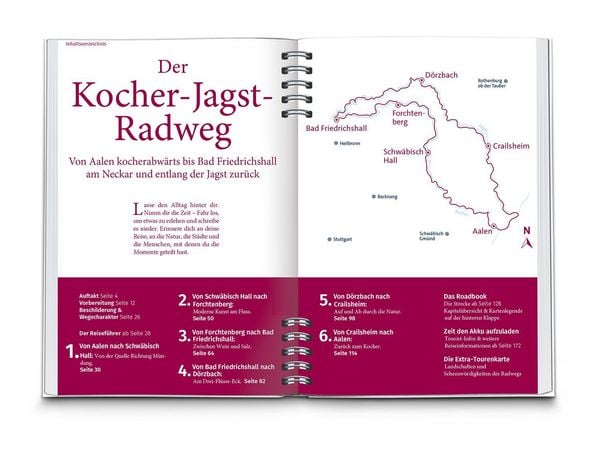 Produktbild: KOMPASS Radreisef&uuml;hrer Kocher-Jagst-Radweg