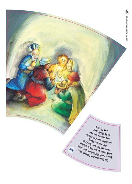 Produktbild: Die Weihnachtsgeschichte. Auf dem Weg nach Bethlehem. Ein Legekreis in 10 Bildern
