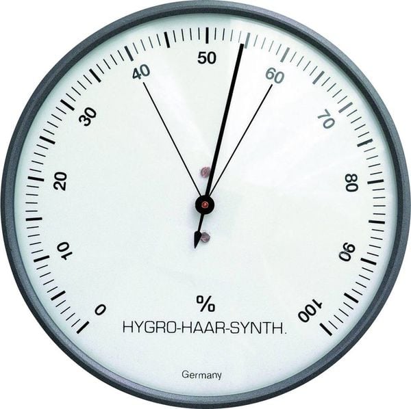 Produktbild: TFA Dostmann 44-2003 Hygrometer Grau-Weiß 44-2003