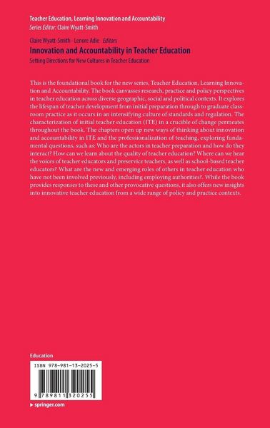 Produktbild: Innovation and Accountability in Teacher Education