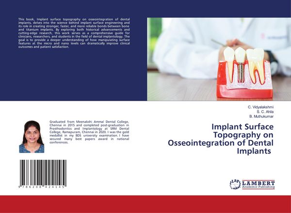 Produktbild: Implant Surface Topography on Osseointegration of Dental Implants