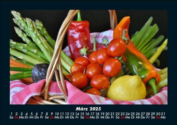 Produktbild: Gem&uuml;sekalender 2025 Fotokalender DIN A5