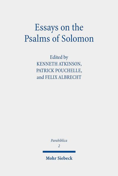 Produktbild: Essays on the Psalms of Solomon