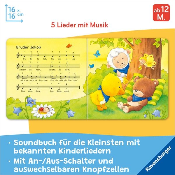 Produktbild: Ministeps: H&ouml;r rein, sing mit! Erste Kinderlieder zum Anh&ouml;ren