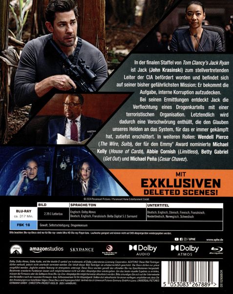 Produktbild: Tom Clancy's Jack Ryan - Staffel 4 [2 BRs]