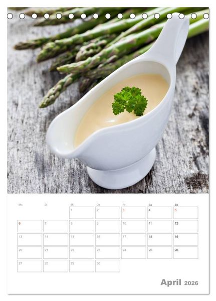 Produktbild: Vegetarisch durch das Jahr / Planer (Tischkalender 2026 DIN A5 hoch), CALVENDO Monatskalender