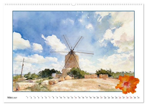 Produktbild: Karibisches Flair auf Formentera (Wandkalender 2027 DIN A2 quer), CALVENDO Monatskalender