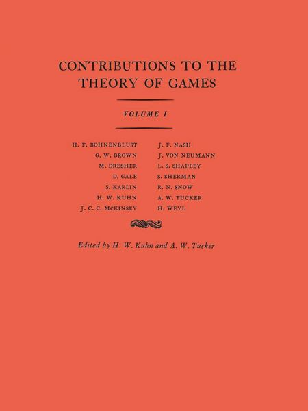 Produktbild: Contributions to the Theory of Games, Volume I